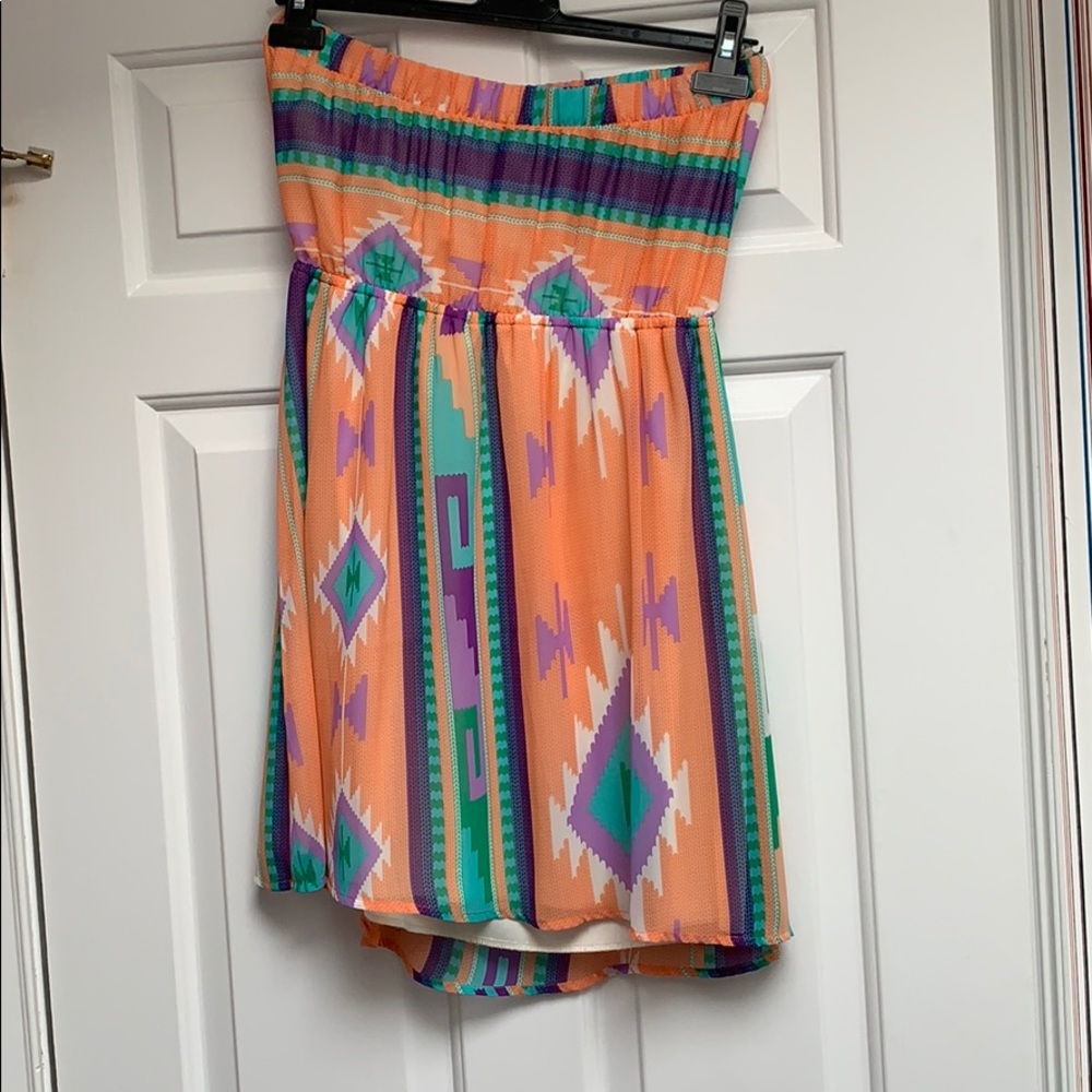 Aztec Print Spring/Summer Dress - Picture 2 of 2